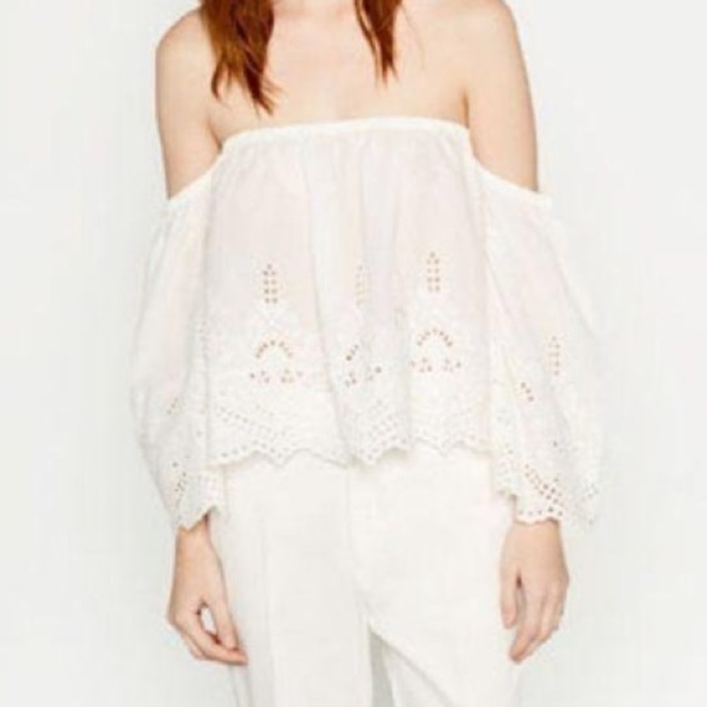 Zara Off The Shoulder Blouse